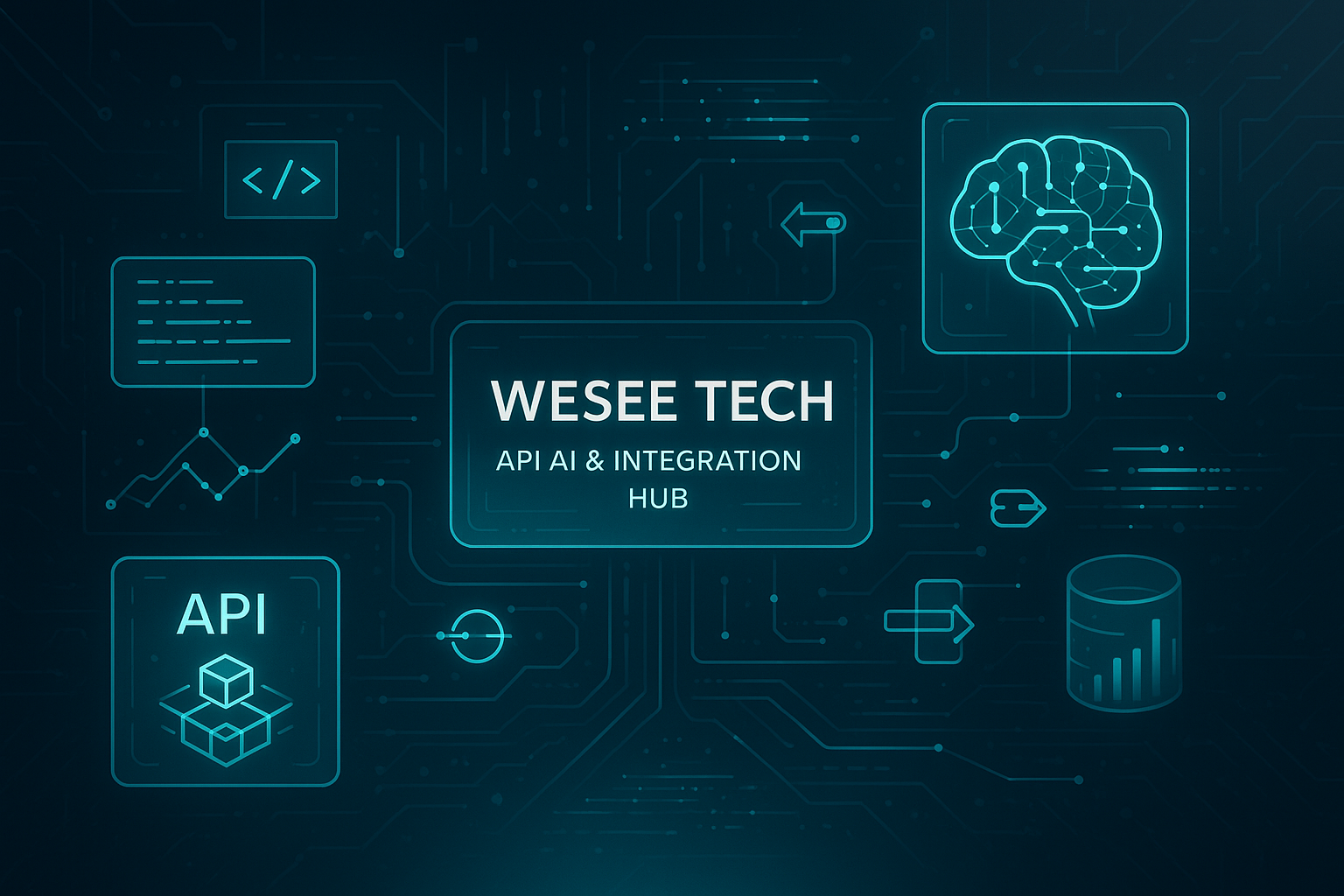 API AI & Integration Hub for your business, all ai system is controlled by our latest technology of wesee tech,
