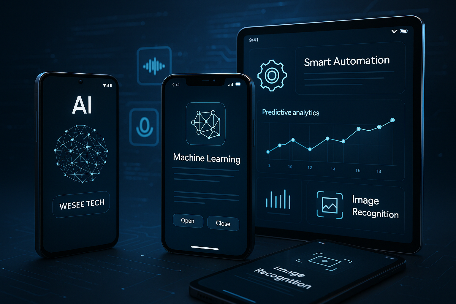 Apps udvikler til IOS og android enheder som er udviklet af WESEE TECH med senest ai teknologi