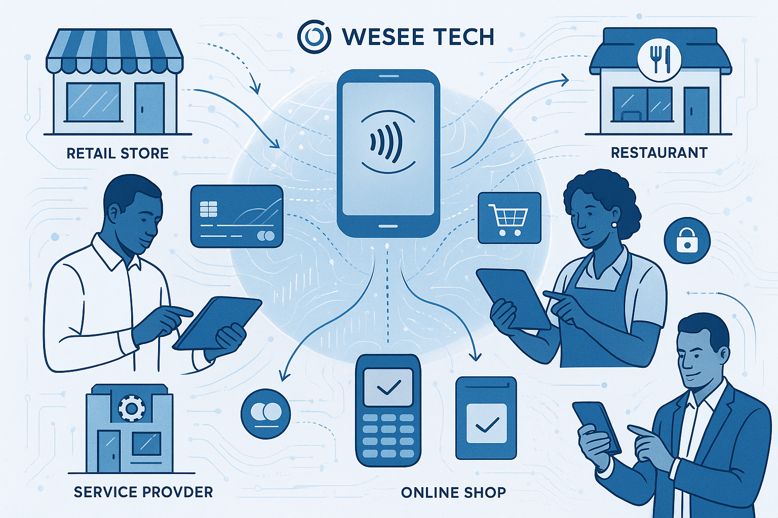 E-commerce & payment solutions developed by WESEE TECH for All type business client