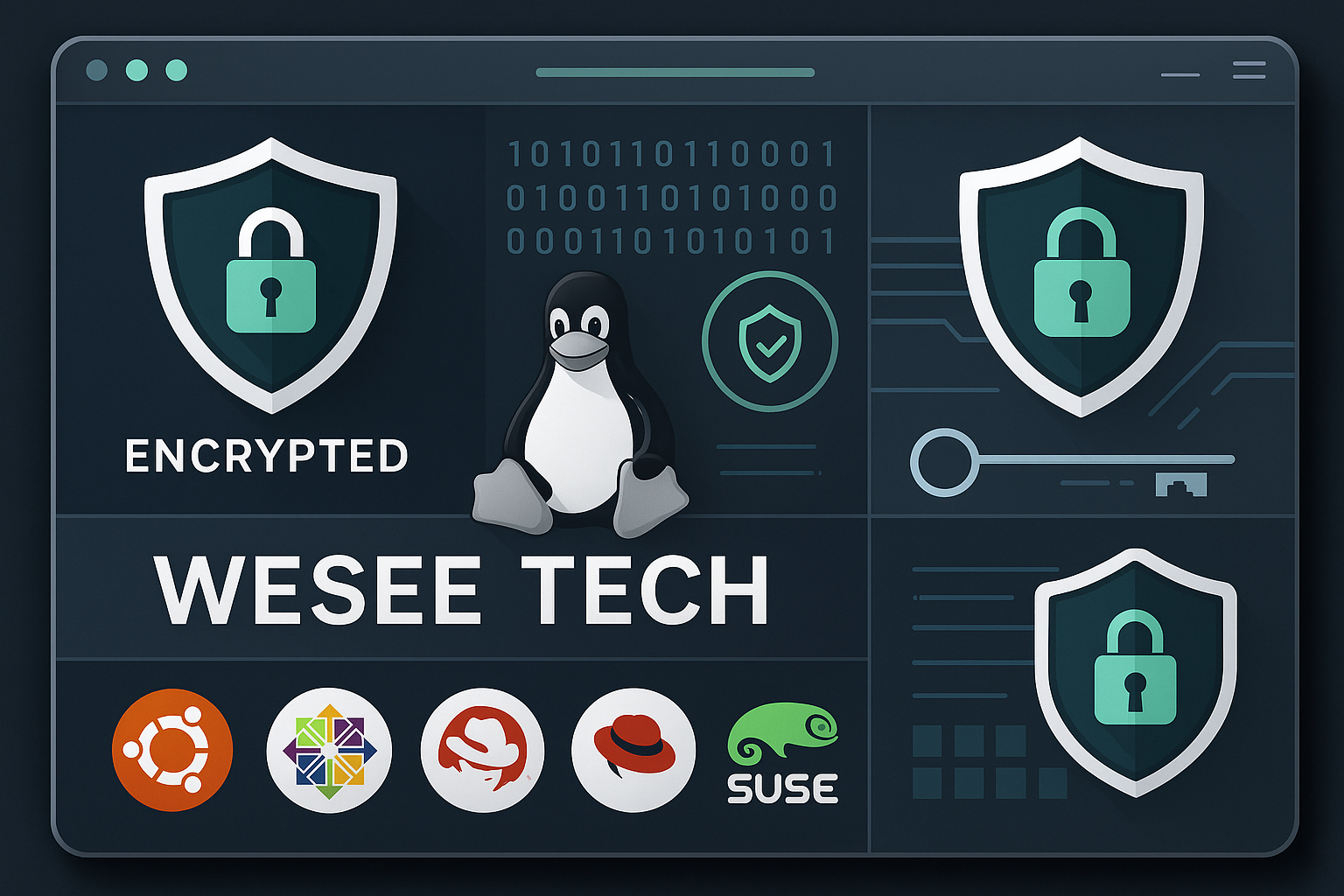encrypted Security software for all type of linux system by WESEE TECH